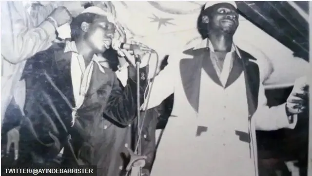 Alhaji agba lode orin kan.