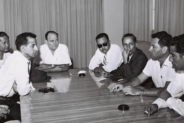 बीपी कोइराला इजरेलमा अन्तरक्रिया गर्दै 