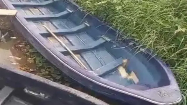 Juniour Pope alikuwa akisafiri kwa boti hii siku aliyofariki, kulingana na uchunguzi rasmi