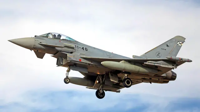 Eurofighter fotoğrafı.