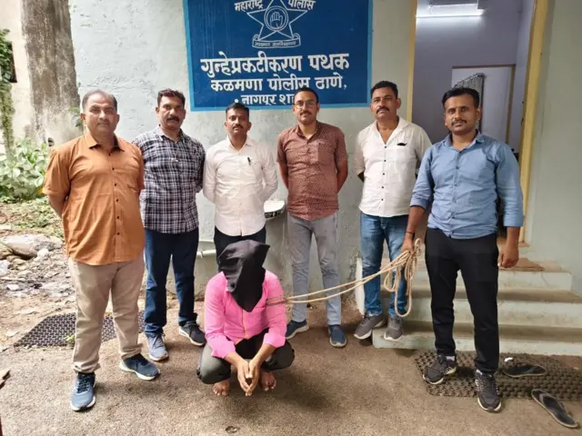अटकेतील आरोपीसह कळमना पोलीस
