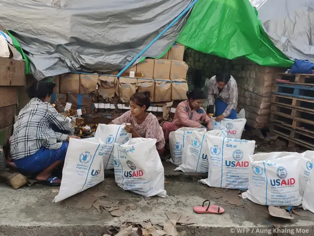 မိုခါမုန်တိုင်း၊ အမေရိကန်၊ ဒေါ်လာ ၁၇ သန်း၊ ကူညီ
