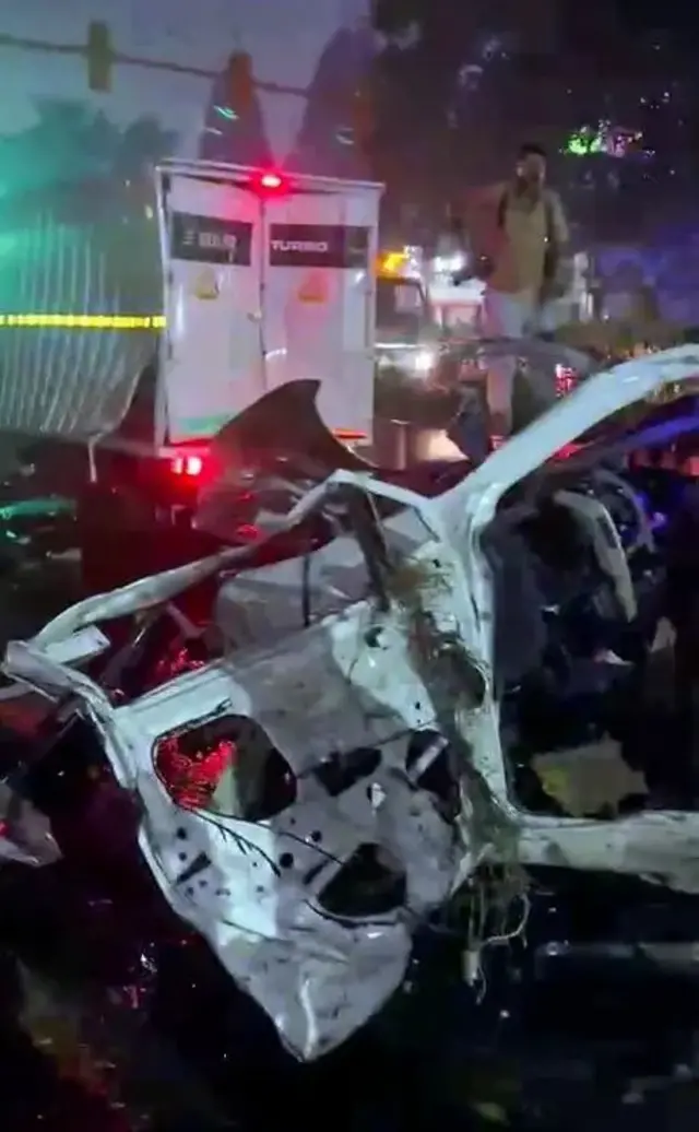 स्फोट झालेलं ठिकाण