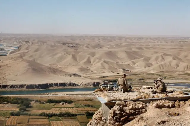 سربازان بریتانیا در ولایت هلمند 