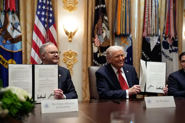 ट्रंप और ऑस्ट्रेलिया के प्रधानमंत्री 