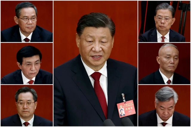 President Xi and im leadership team