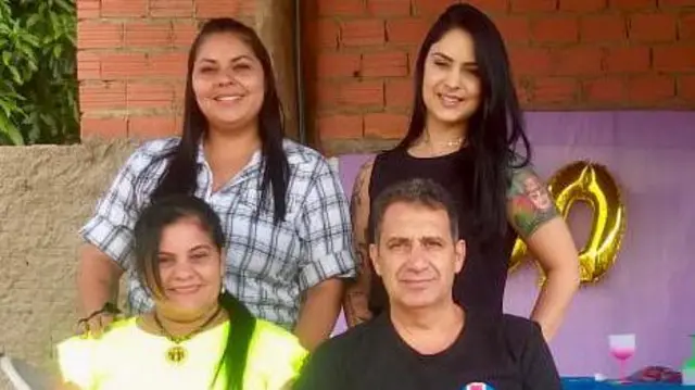 Roseli, Grasiela, Jéssica e José