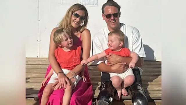 Shaun Whiter with his family