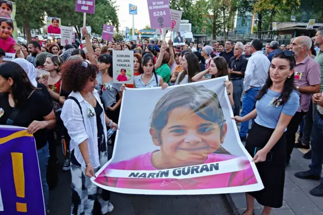 narin için yapılan bir eylem