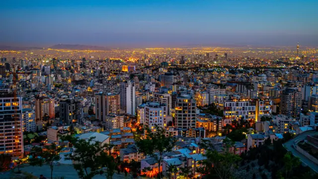 نمای تهران از توچال