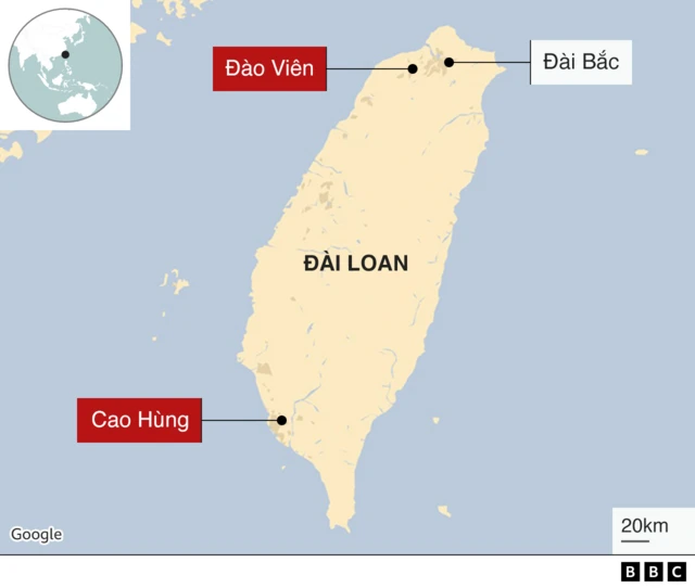 Bản đồ Cao Hùng