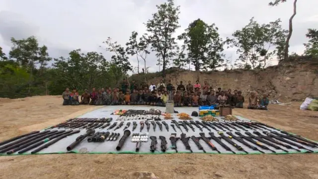 မြိုင်မြို့နယ်၊ သရက်ကန် ပြည်သူ့စစ် (အရပ်အခေါ် ပျူစောထီး) ရွာ သိမ်းပြီးနောက် မြင်ကွင်း