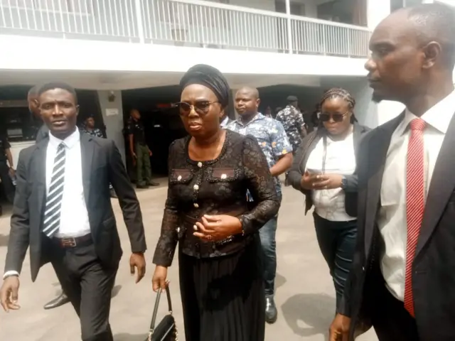 Iyawo oloogbe, Arabinrin Betty Akeredolu naa lọ sibi eto naa