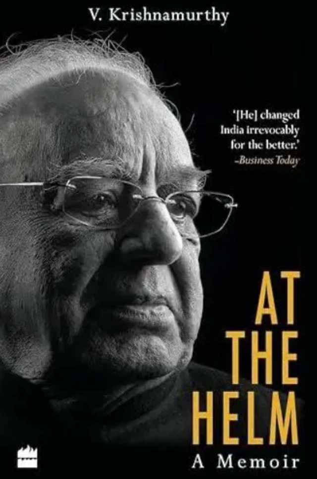 ਵੀ ਕ੍ਰਿਸ਼ਣਮੂਰਤੀ ਦੀ ਆਤਮਕਥਾ 'ਐਟ ਦ ਹੇਲਮ, ਏ ਮੈਮੋਓਰ'