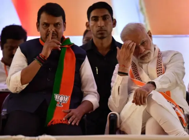 देवेंद्र फडणवीस आणि नरेंद्र मोदी