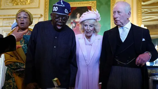 Remi Tinubu, President Tinubu, Queen Camilla and King Charles