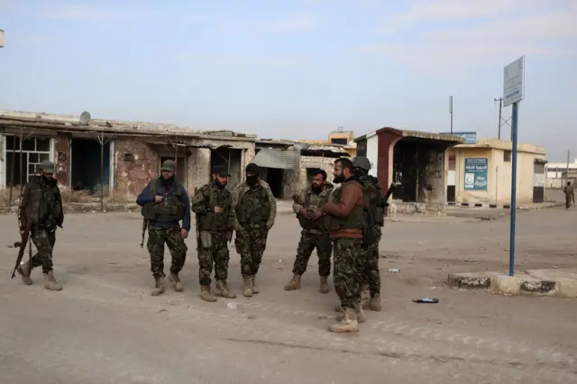 رامی عبدالرحمان، رئیس دیدهبان حقوق بشر سوریه به خبرگزاری فرانسه گفت: «بیش از ۵۰ روستا و شهرک در مناطق حلب و ادلب اکنون تحت کنترل هیات تحریرشام و گروههای متحد آن قرار دارند.»