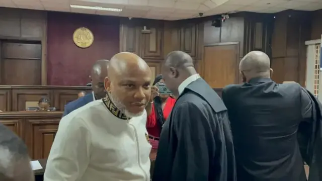 Nnamdi Kanu nọ n'ụlọikpe