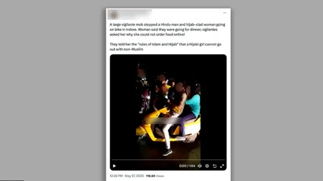 মধ্য প্রদেশের এই ভিডিও গত মে মাসে ছড়িয়ে পড়ে