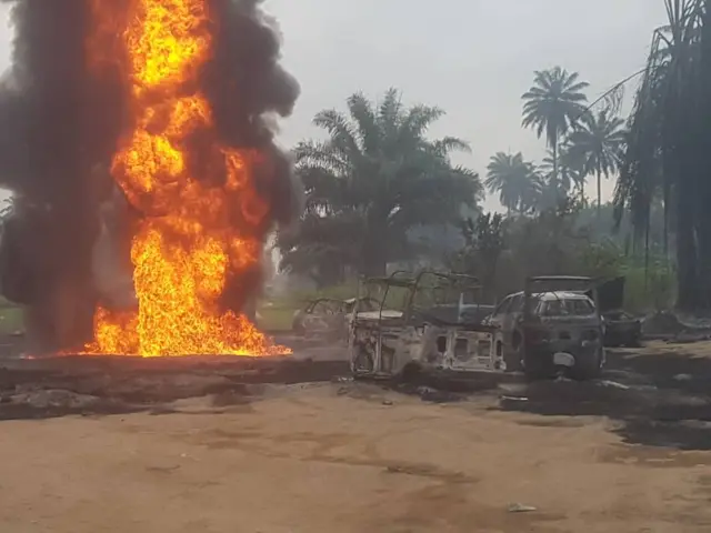 Pipeline explosion for Rumuekpe Rivers State kill pipo