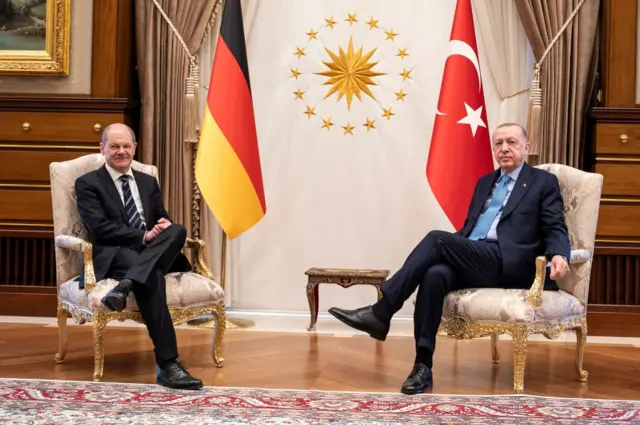 Scholz ve Erdogan