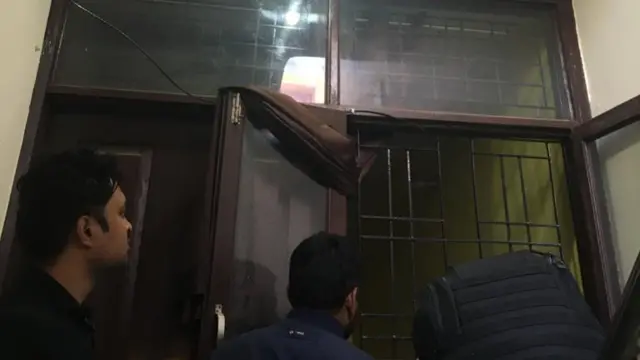 आफ़ताब पूनावाला का कमरा