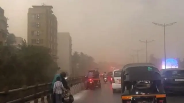 ముంబయిలో మారిన వాతావరణం