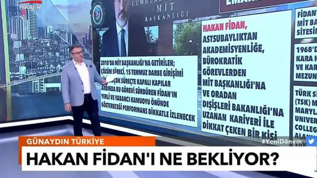 شبکه‌های خبری ترکیه عملکرد فیدان در پست‌های قبلی او را ستوده‌اند