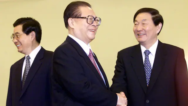 胡錦濤、江澤民、朱鎔基
