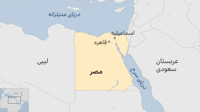 نقشه مصر