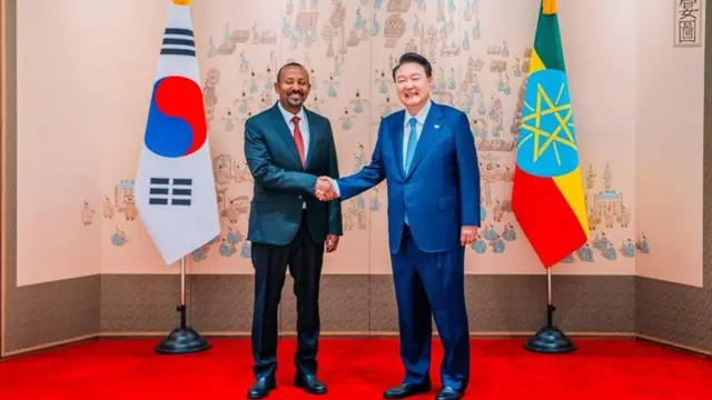 MM Abiy Ahmad fi Pirezidant Yoon Suk Yeol