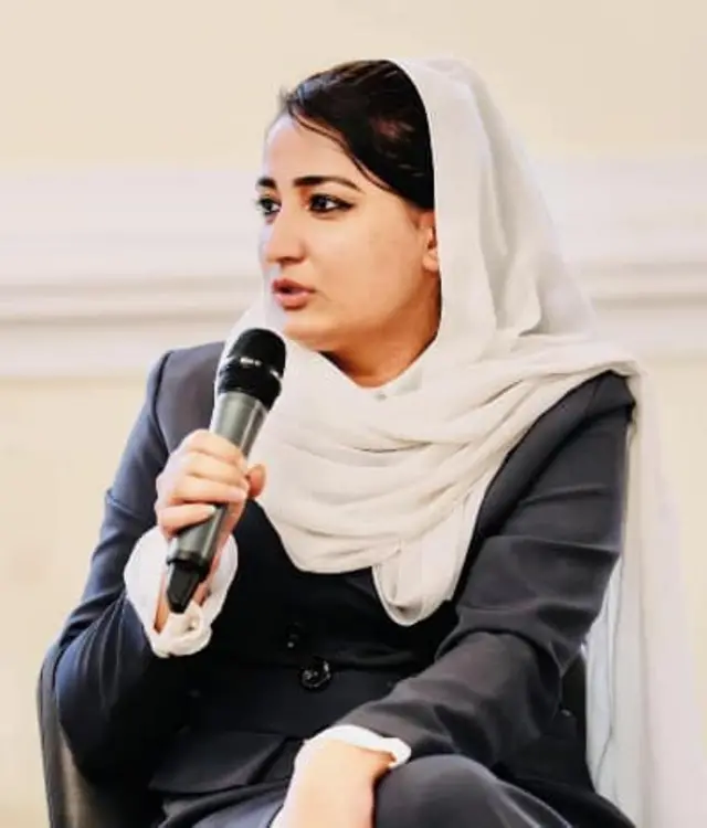 مرسل نبی‌زاده، نماینده زن جوان از کابل