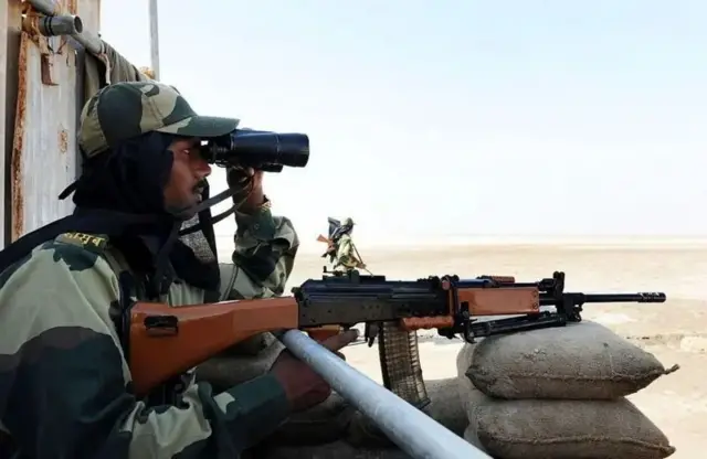 ரான் ஆஃப் கட்ச், எல்லைப் பாதுகாப்பு, எல்லைப் பாதுகாப்புப் படை 