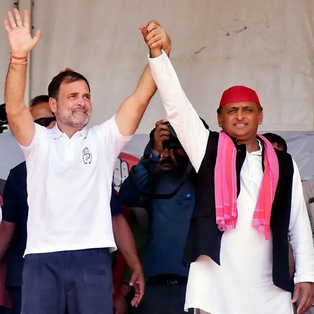 राहुल गांधी और अखिलेश यादव