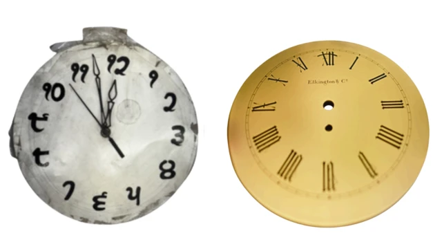 ਘੜੀ ਦੇ ਡਾਇਲ ਮੁਰੰਮਤ ਕੀਤੇ ਗਏ