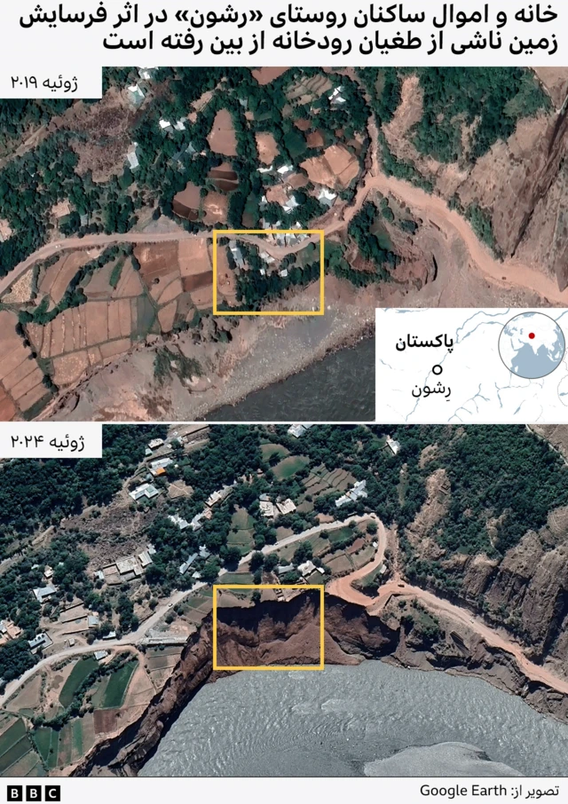 طغیان رودخانه در پاکستان