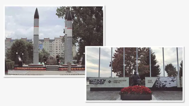Мемориальный комплекс военнослужащим противовоздушной обороны в Калининграде и мемориал в псковских Выбутах, где находится крупное захоронение военных. Многие памятники, такие как эти, ставят по инициативе военных училищ 