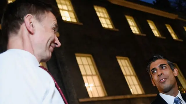 Thủ tướng Rishi Sunak và Bộ trưởng Tài chính Jeremy Hunt (ảnh tư liệu)