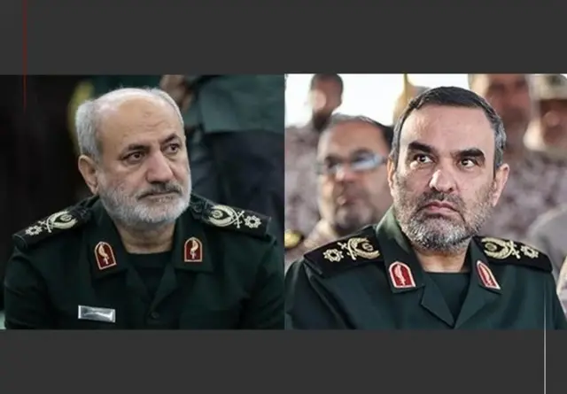 голова розвідувальної організації Корпусу вартових ісламської революції (КСІР) генерал Мохаммад Каземі та його заступник 