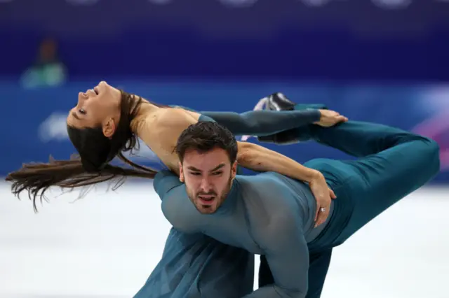 Gijom Sizeron i Lorans Furnije Bodri olimpijski šampioni u umetničkom klizanju u parovima, umetničko klizanje, klizači, zimske olimpijske igre u italiji