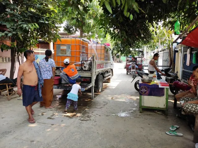 မန္တလေးမြို့ပေါ်မှာ‌ရေပြတ်နေတယ်