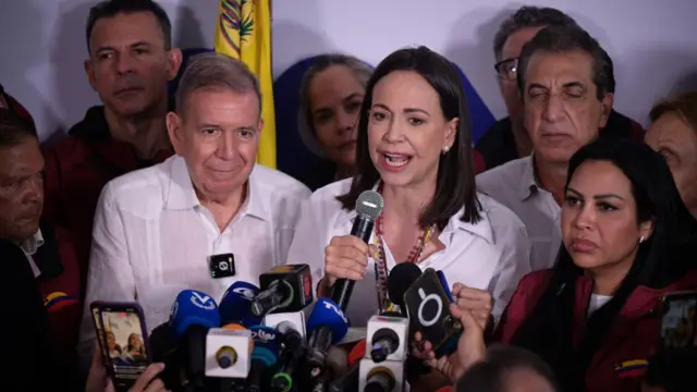 Edmundo González y Maria Corina Machado.