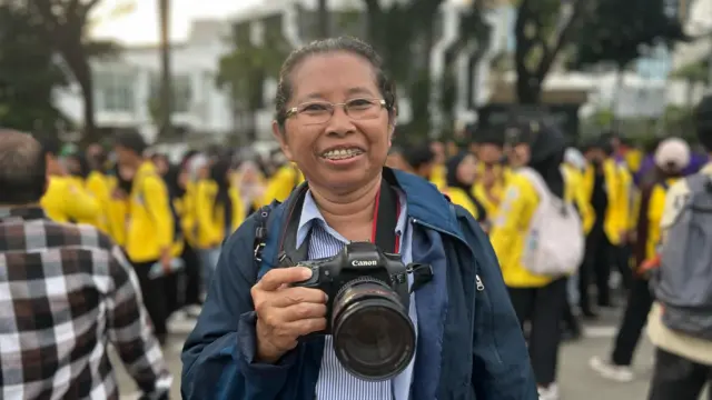 Heru Susilowati, 61, perempuan yang pernah terlibat dalam demo mahasiswa pada 1998 di DPR,