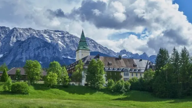 Schloss Elmau, a castle retreat in the Bavarian Alps