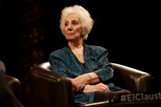 La presidenta de la entidad Abuelas de la Plaza de Mayo, Estela de Carlotto