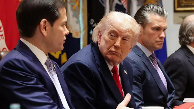 Марко Рубио, Дональд Трамп и Пит Хегсет