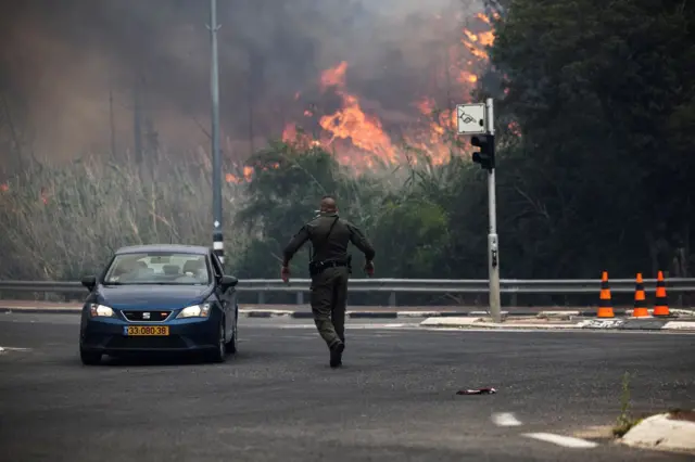 آتشسوزی گسترده در اسرائیل