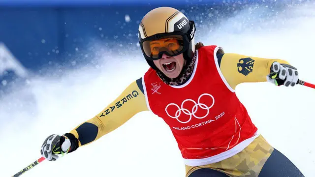 немецкая фристайлистка Даниэла Майер