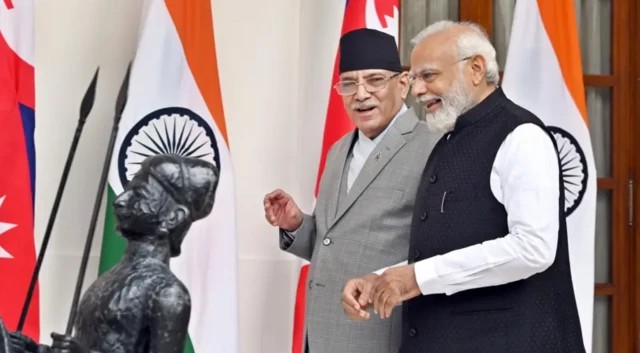 प्रचंड और मोदी