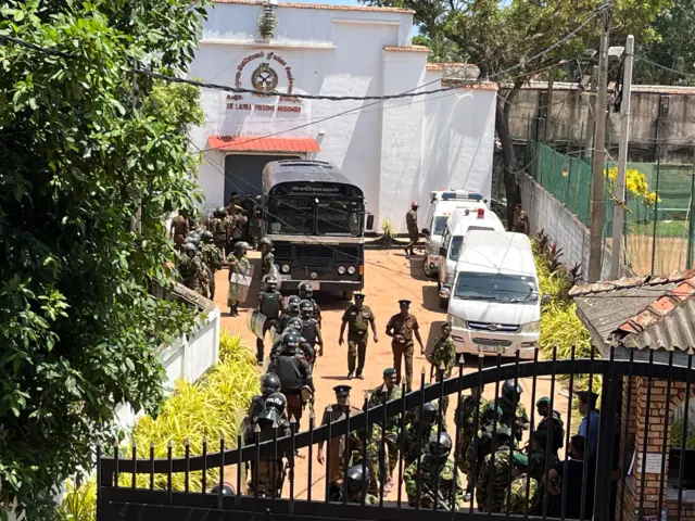 මීගමුව බන්ධනාගරයේ ඡායාරූපයකි